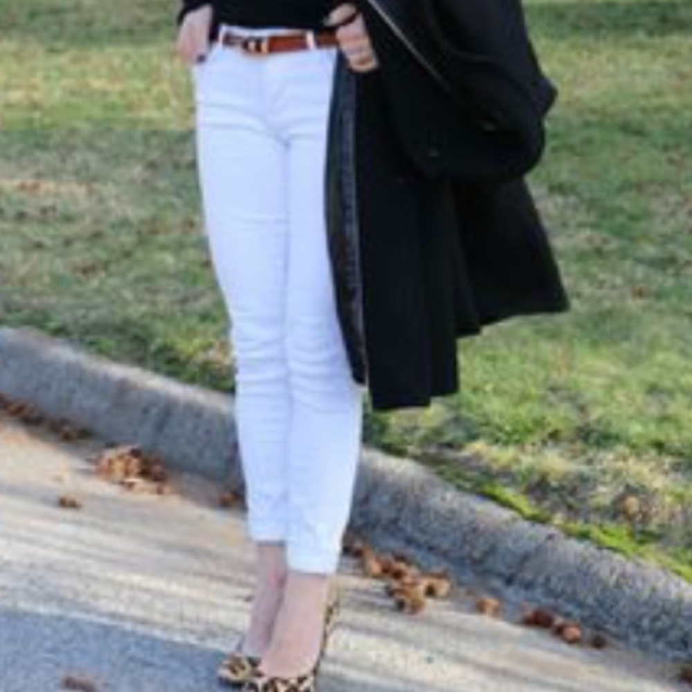 SO SKINNY JEANS WHITE SIZE 5
